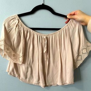 Blush Boho Crop Top